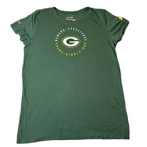 Green Bay‎ Packers Shirt Womens S Green Under Armour Combine Short Sleeve NFL